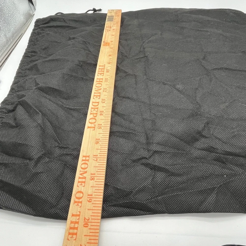 TUMI Black Drawstring Dust Bag Laundry Bag Red Logo‎